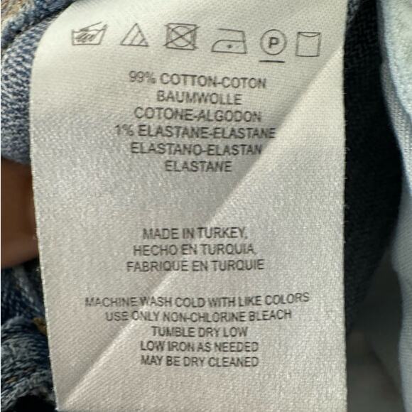 Free People Medium Wash Mid Rise Soft Stretch Classic Preppy Skinny Jeans 24 - Picture 7 of 11